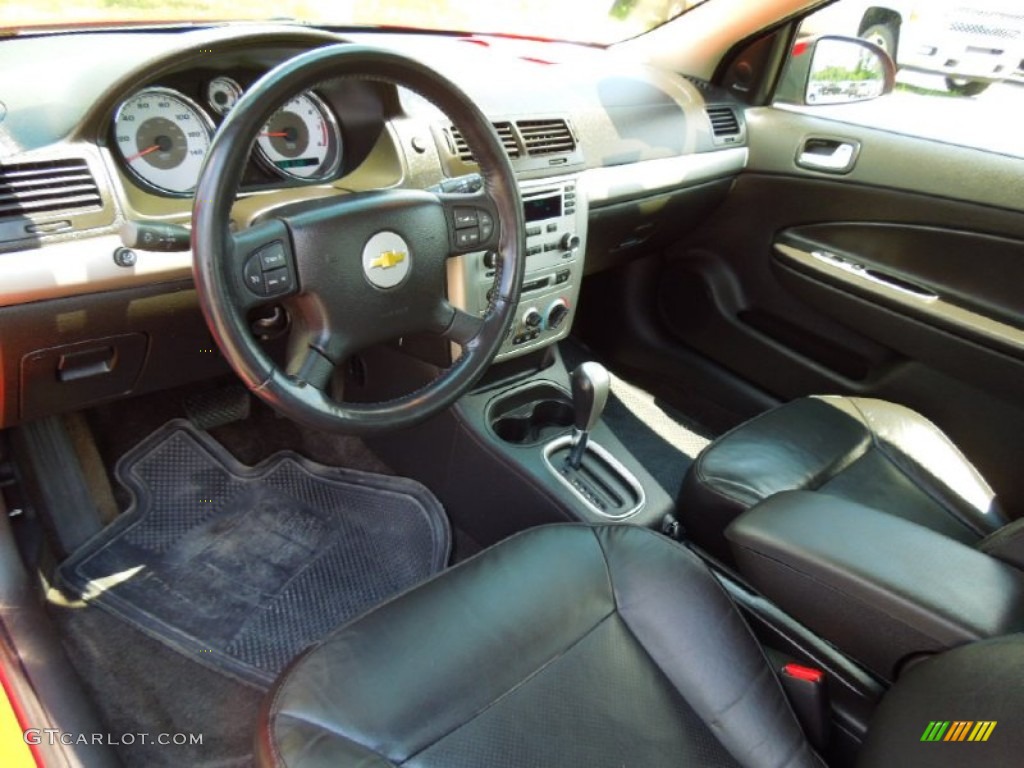 Ebony Interior 2006 Chevrolet Cobalt LT Coupe Photo #68788046