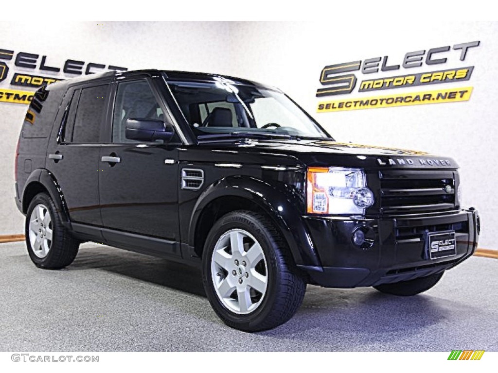 2009 LR3 SE - Santorini Black Metallic / Ebony photo #3