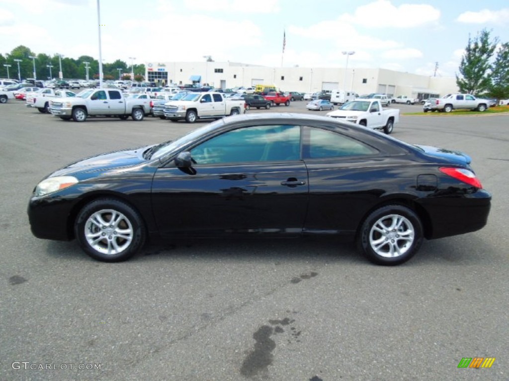 2007 Solara SE Coupe - Black / Ivory photo #4