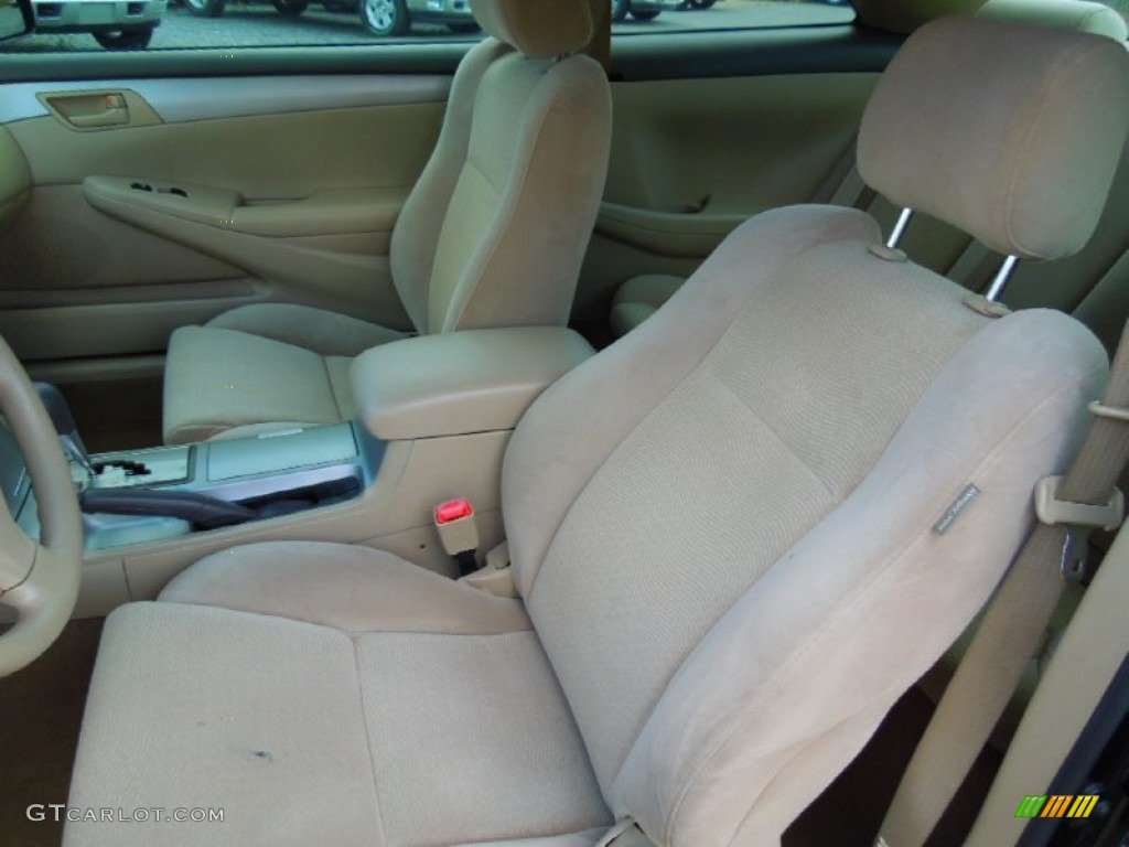 2007 Solara SE Coupe - Black / Ivory photo #9