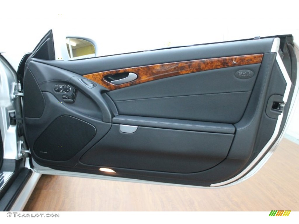 2009 Mercedes-Benz SL 550 Roadster Black Door Panel Photo #68789297