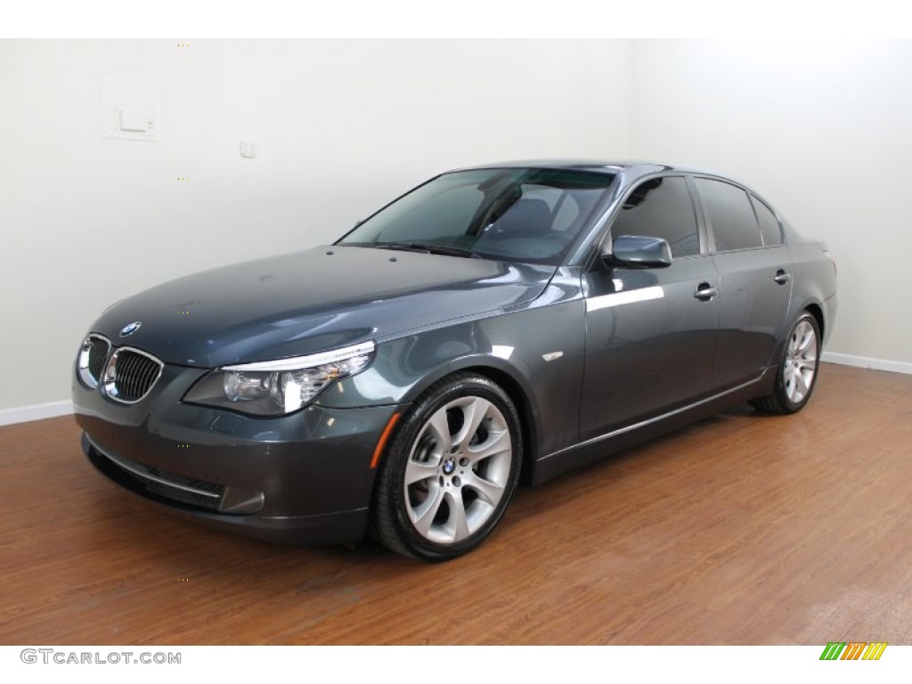 Platinum Grey Metallic 2008 BMW 5 Series 535i Sedan Exterior Photo #68789357