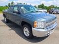 2012 Blue Granite Metallic Chevrolet Silverado 1500 LS Extended Cab 4x4  photo #2