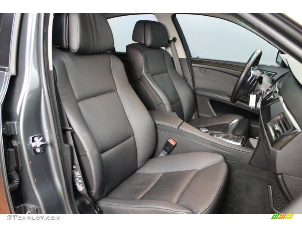 2008 BMW 5 Series 535i Sedan Front Seat Photo #68789489