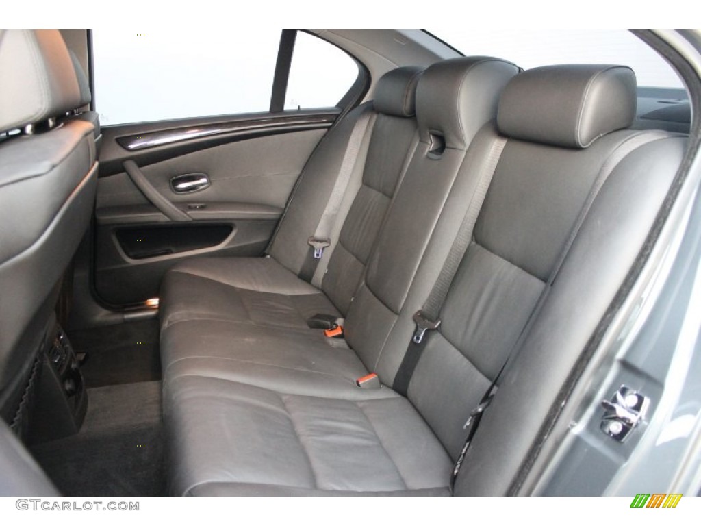2008 BMW 5 Series 535i Sedan Rear Seat Photo #68789506
