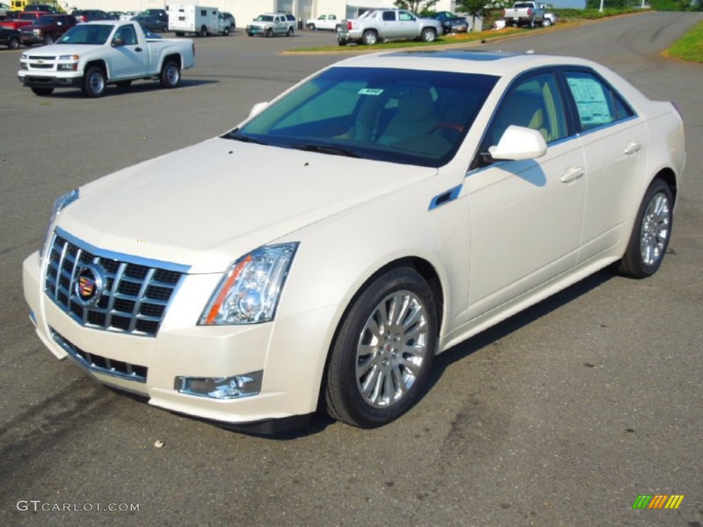 2013 CTS 3.6 Sedan - White Diamond Tricoat / Cashmere/Ebony photo #1