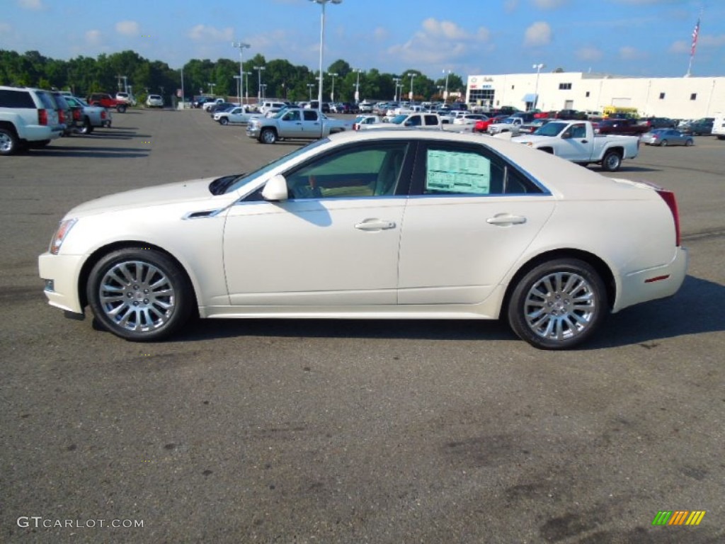 White Diamond Tricoat 2013 Cadillac CTS 3.6 Sedan Exterior Photo #68790092