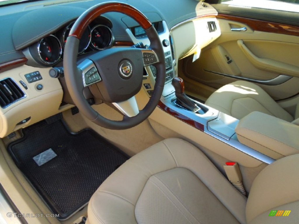 Cashmere/Ebony Interior 2013 Cadillac CTS 3.6 Sedan Photo #68790278