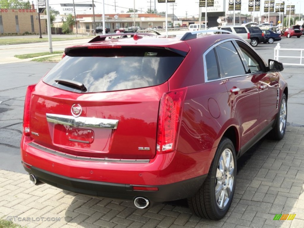 2012 SRX Premium - Crystal Red Tintcoat / Ebony/Ebony photo #6