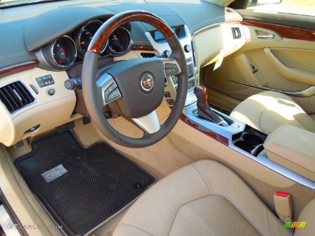 Cashmere/Ebony Interior 2013 Cadillac CTS 3.0 Sedan Photo #68790500