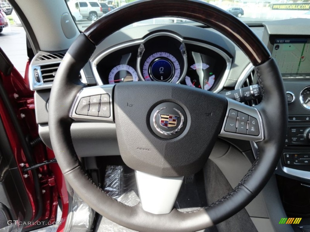 2012 SRX Premium - Crystal Red Tintcoat / Ebony/Ebony photo #17