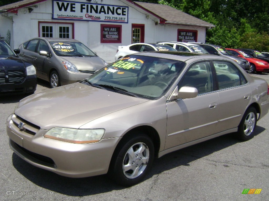 2000 Accord EX Sedan - Naples Gold Metallic / Ivory photo #1