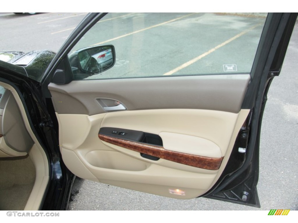 2009 Honda Accord EX Sedan Ivory Door Panel Photo #68790785