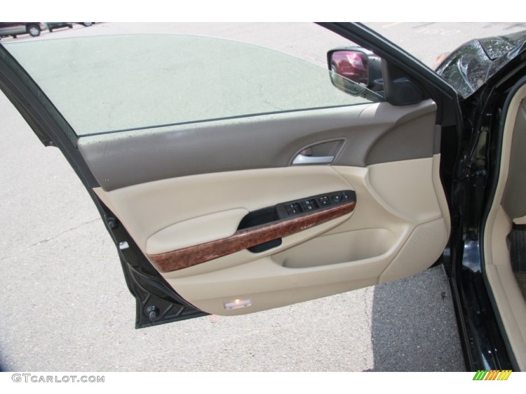 2009 Honda Accord EX Sedan Ivory Door Panel Photo #68790791