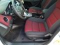 Jet Black/Sport Red Front Seat Photo for 2012 Chevrolet Cruze #68790803