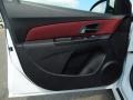 Jet Black/Sport Red Door Panel Photo for 2012 Chevrolet Cruze #68790821