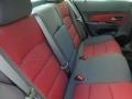 Jet Black/Sport Red Rear Seat Photo for 2012 Chevrolet Cruze #68790905