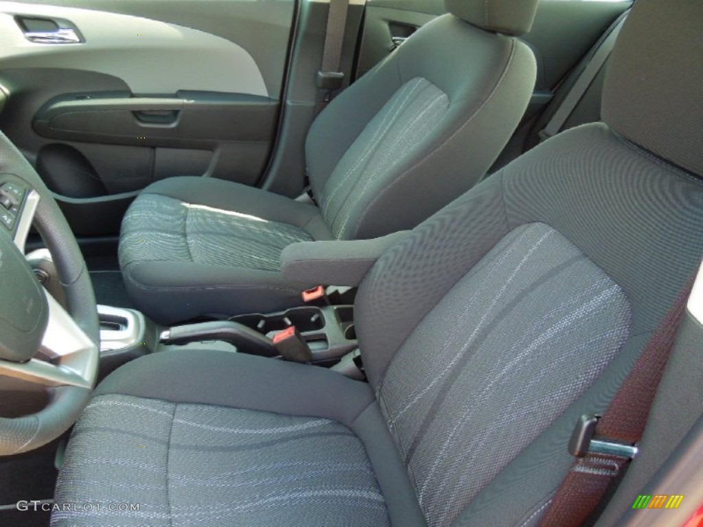 2012 Sonic LT Sedan - Victory Red / Jet Black/Dark Titanium photo #9