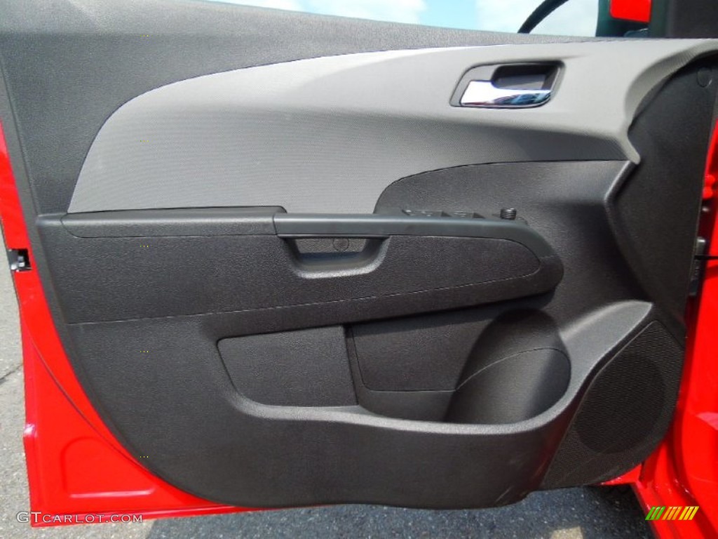 2012 Sonic LT Sedan - Victory Red / Jet Black/Dark Titanium photo #10