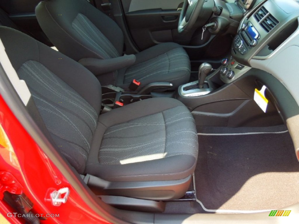 2012 Sonic LT Sedan - Victory Red / Jet Black/Dark Titanium photo #20