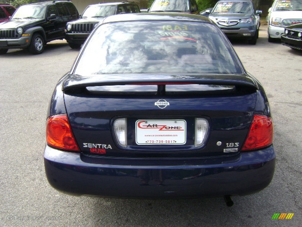 2005 Sentra 1.8 S Special Edition - Blue Dusk / Taupe photo #5