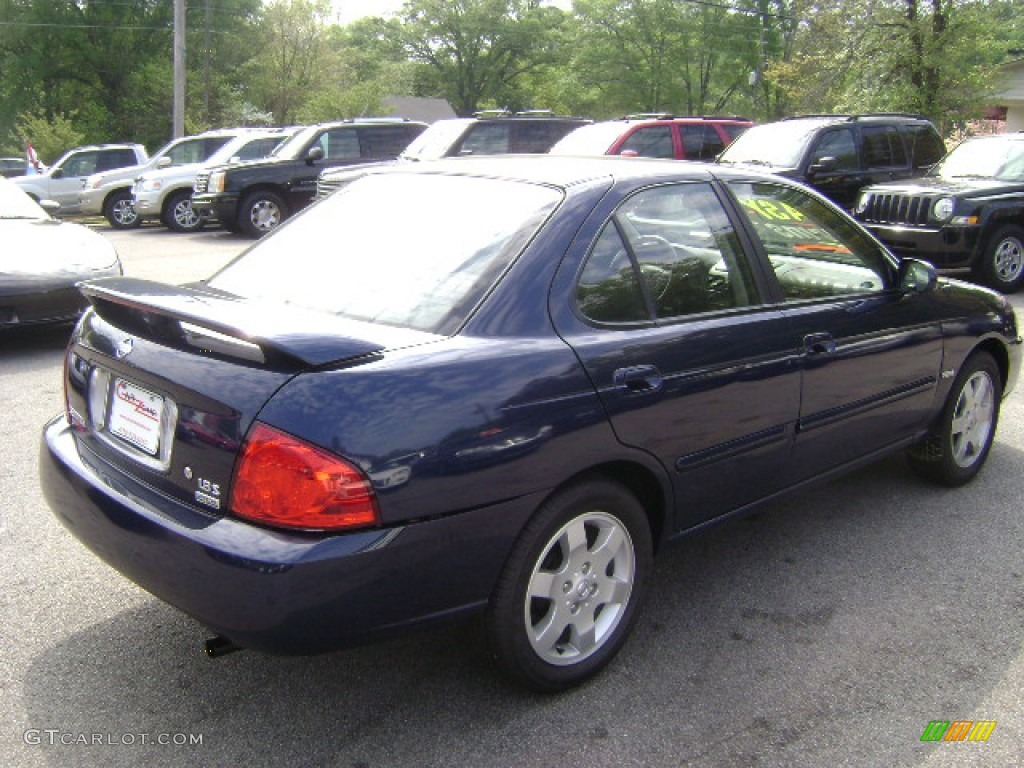 2005 Sentra 1.8 S Special Edition - Blue Dusk / Taupe photo #6