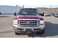 Dark Toreador Red Metallic - F350 Super Duty XLT SuperCab 4x4 Photo No. 2
