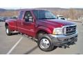 Dark Toreador Red Metallic 2004 Ford F350 Super Duty XLT SuperCab 4x4 Exterior