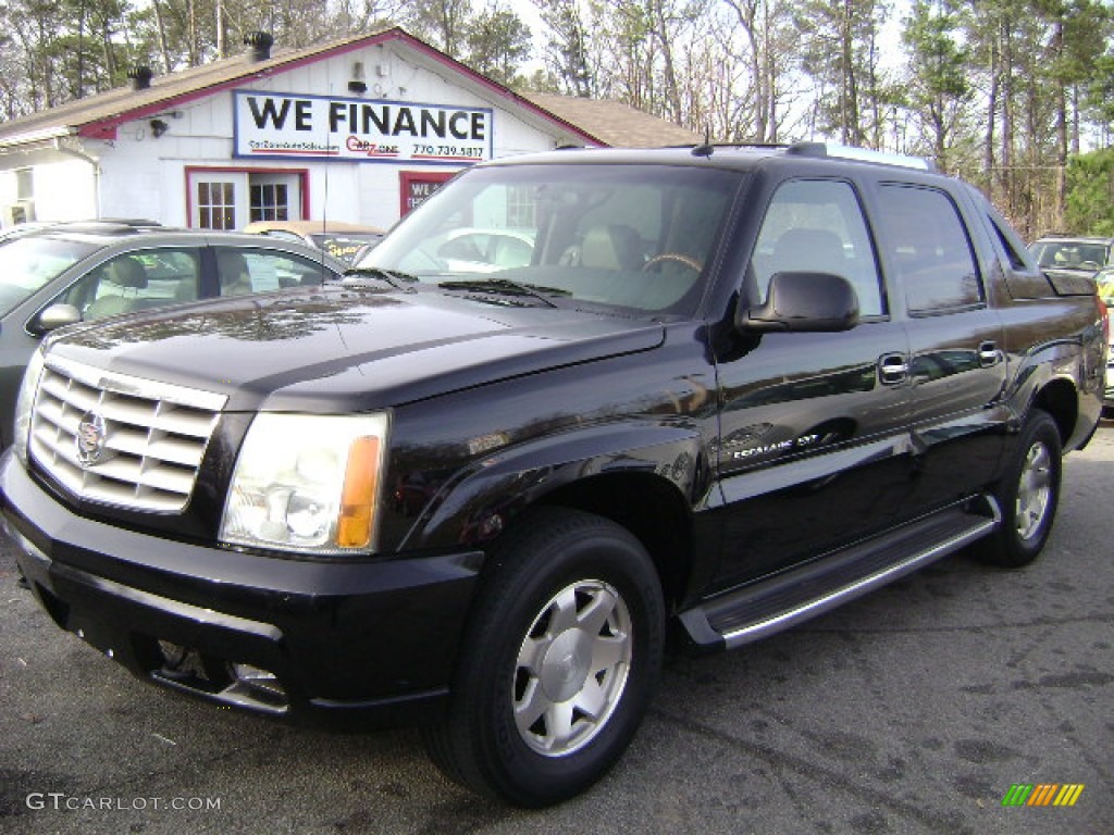 2002 Escalade EXT AWD - Sable Black / Pewter photo #1