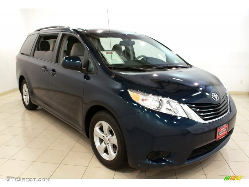 South Pacific Blue Pearl Toyota Sienna