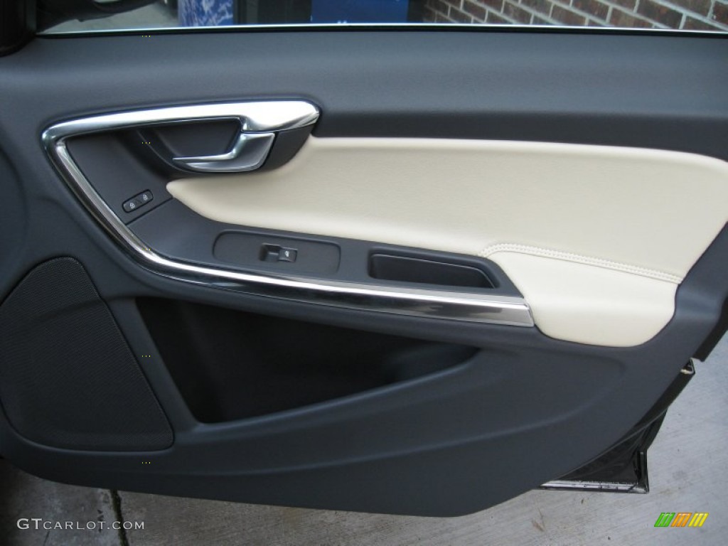 2013 Volvo S60 T6 AWD Soft Beige Door Panel Photo #68793746