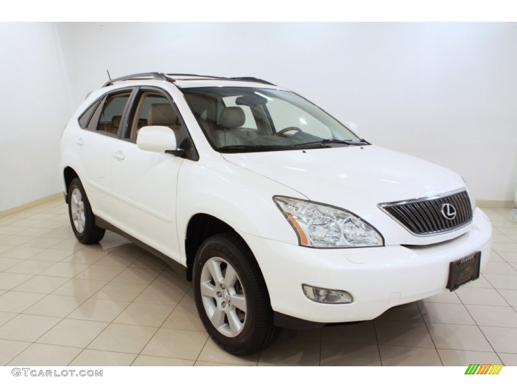 2005 RX 330 AWD - Crystal White / Ivory photo #1
