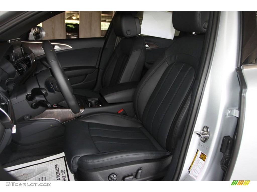 Black Interior 2013 Audi A6 3.0T quattro Sedan Photo #68794787