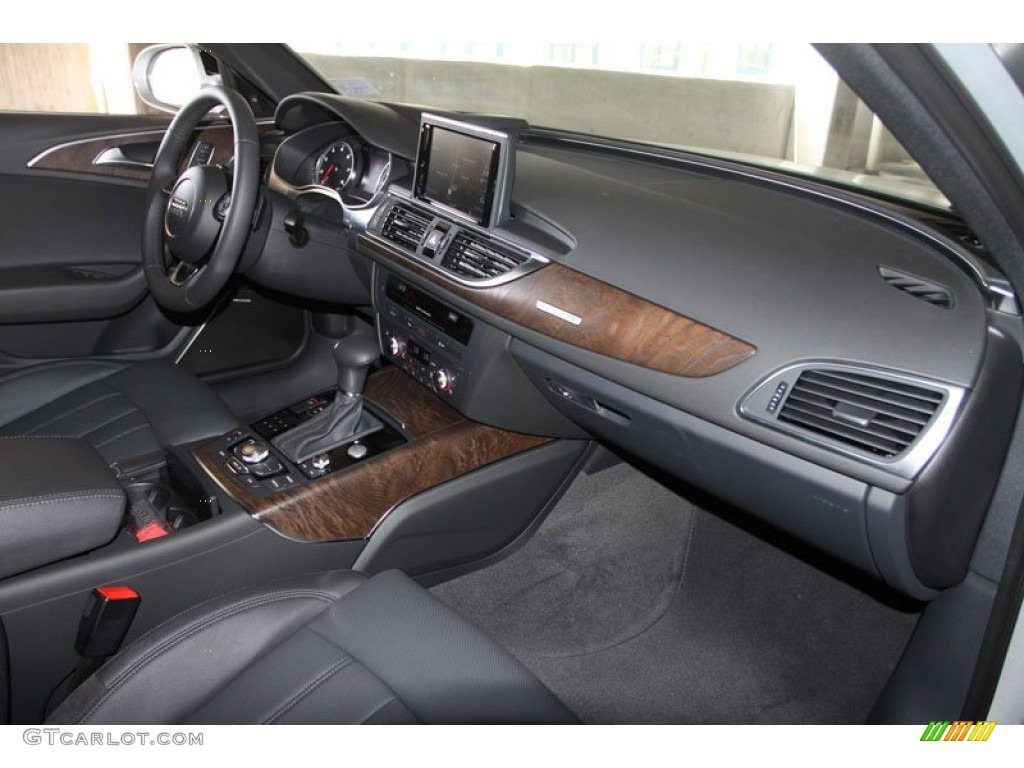 2013 Audi A6 3.0T quattro Sedan Black Dashboard Photo #68794868