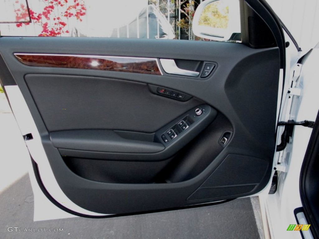 2013 Audi Allroad 2.0T quattro Avant Black Door Panel Photo #68794919