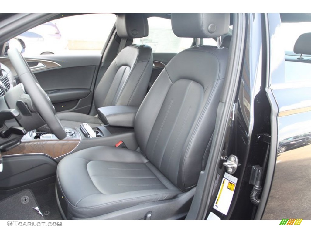 Black Interior 2013 Audi A6 3.0T quattro Sedan Photo #68795021