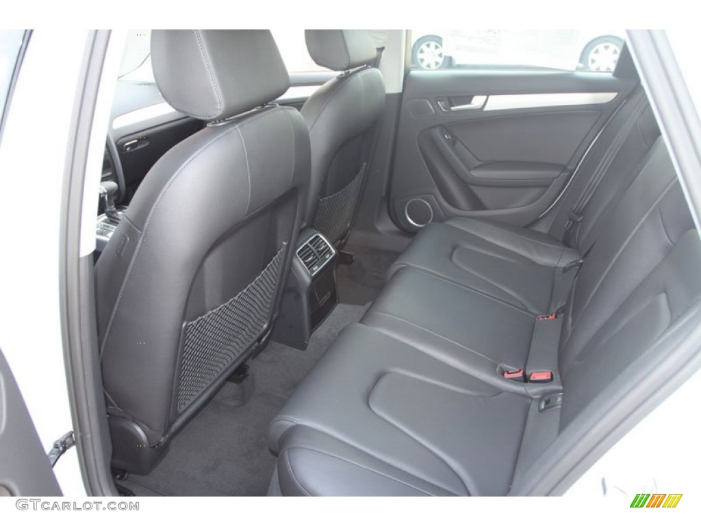 2013 A4 2.0T quattro Sedan - Glacier White Metallic / Black photo #14