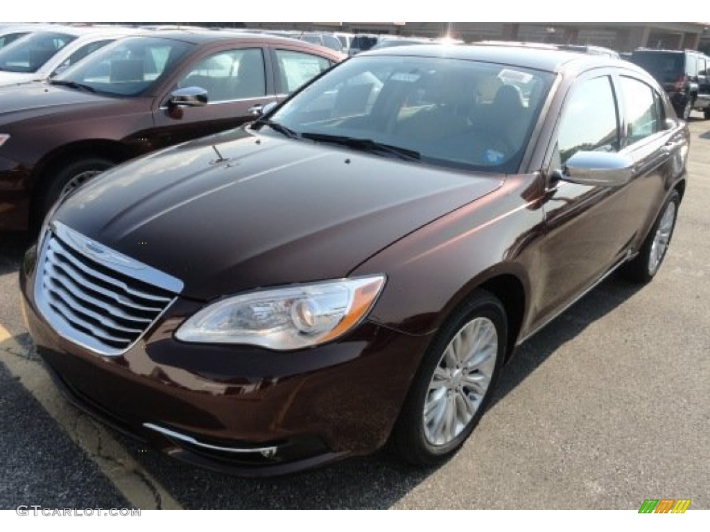 2012 200 Limited Sedan - Deep Auburn Pearl / Black/Light Frost photo #1