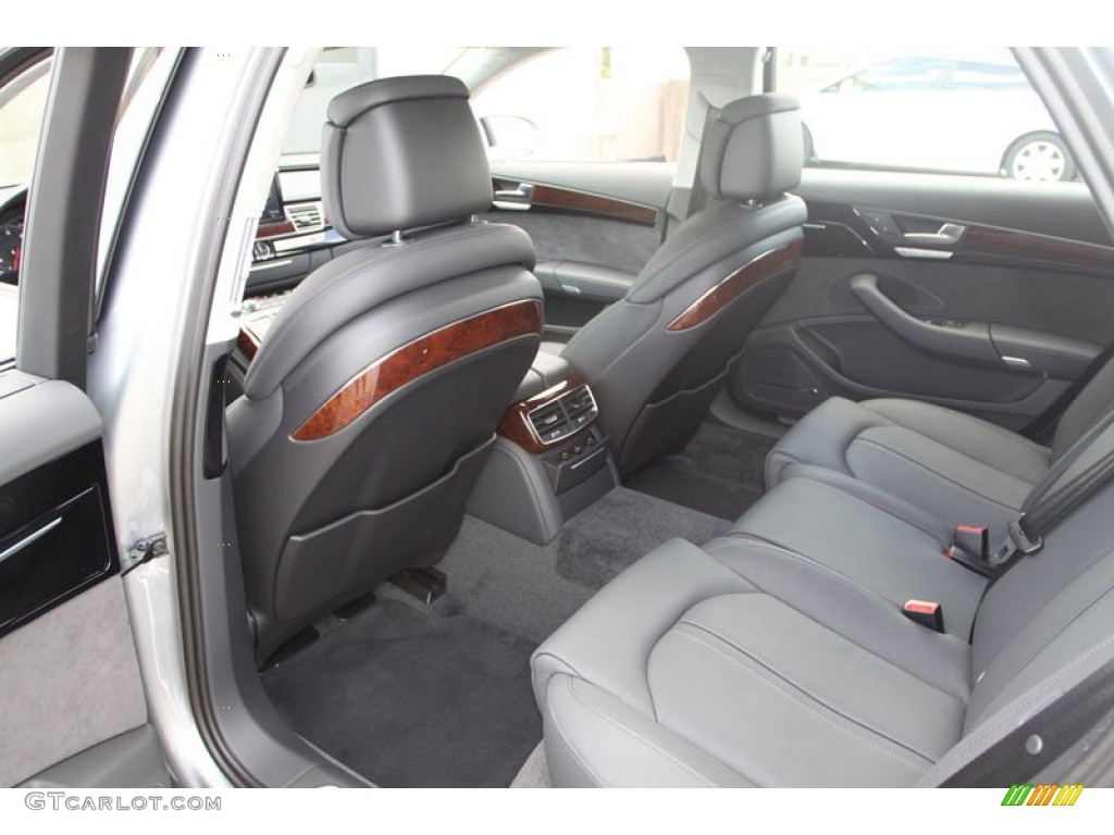 2013 Audi A8 L 3.0T quattro Rear Seat Photo #68796089