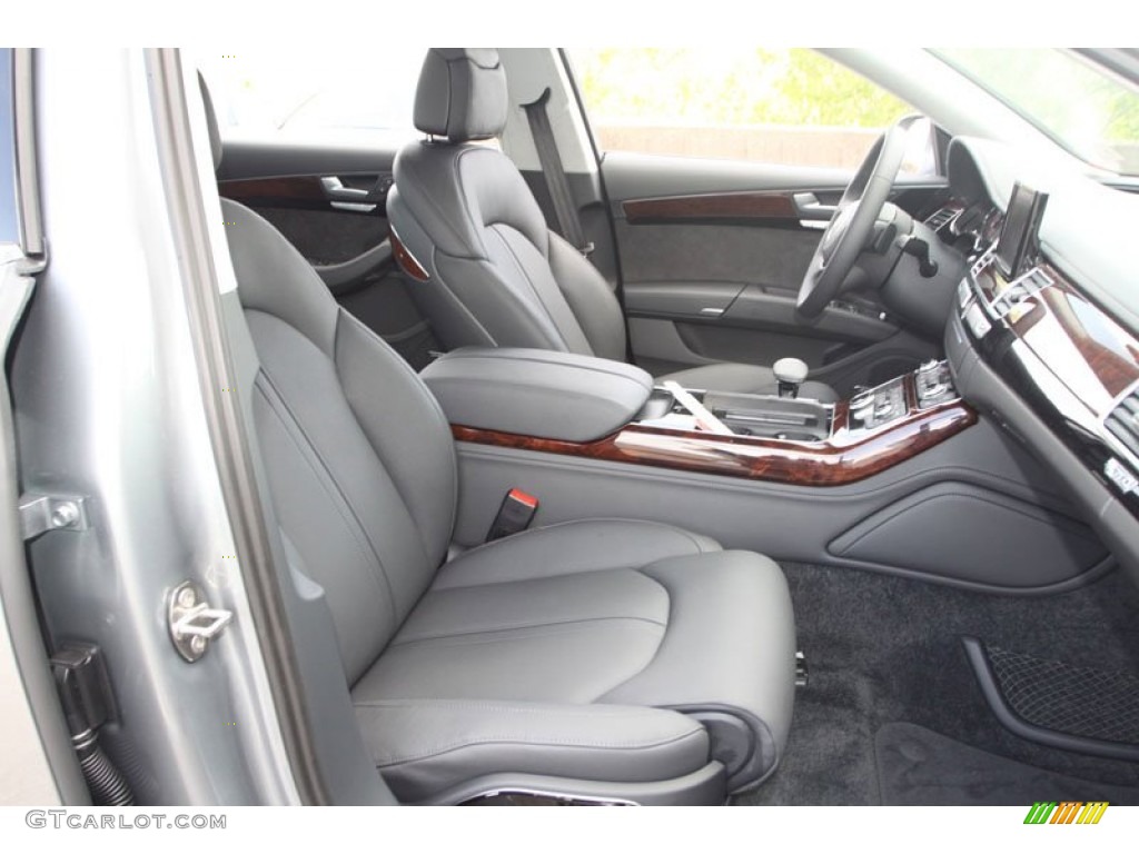 Black Interior 2013 Audi A8 L 3.0T quattro Photo #68796176