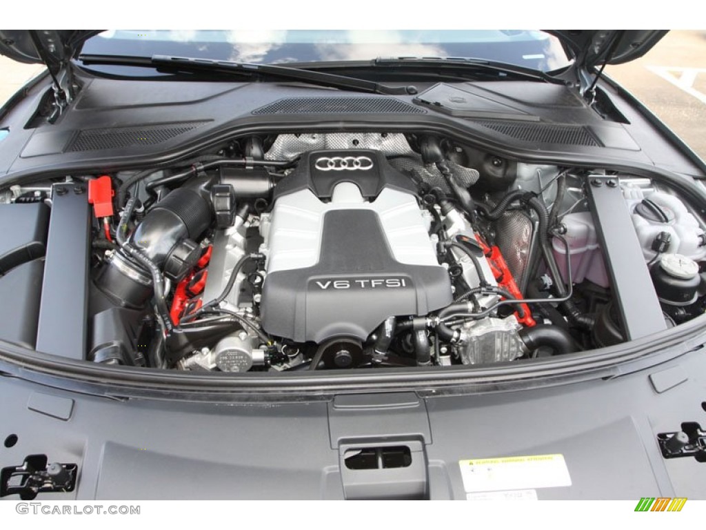 2013 Audi A8 L 3.0T quattro 3.0 Liter FSI Supercharged DOHC 24-Valve VVT V6 Engine Photo #68796188