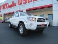 Super White - Tacoma V6 TRD Sport PreRunner Double Cab Photo No. 1