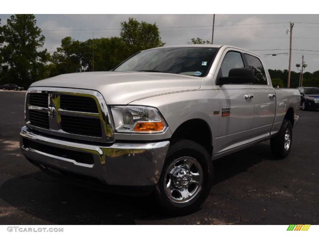 2012 Ram 2500 HD SLT Crew Cab 4x4 - Bright Silver Metallic / Dark Slate/Medium Graystone photo #1