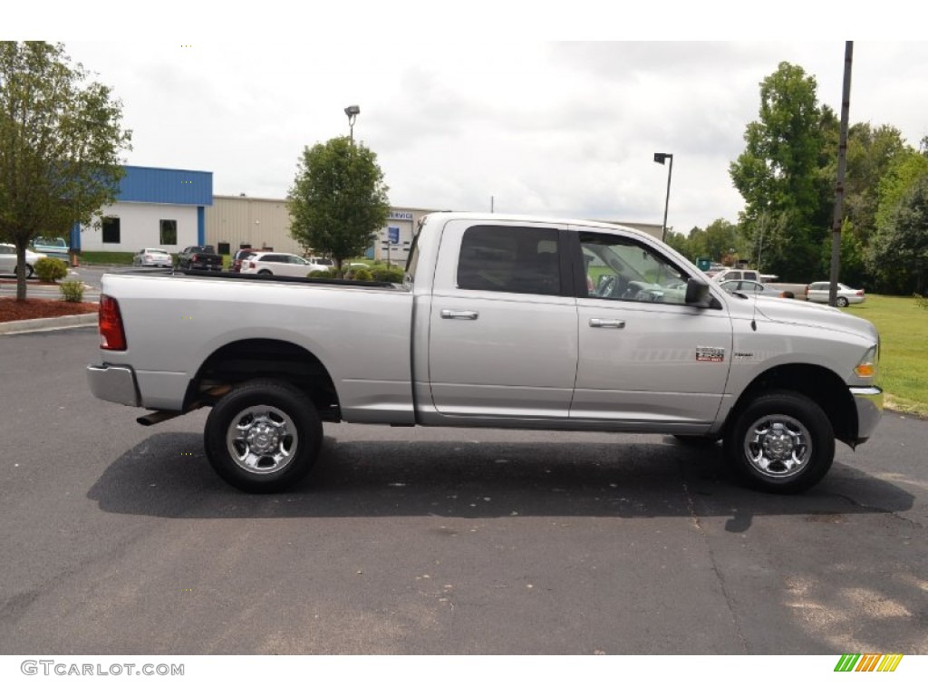 Bright Silver Metallic 2012 Dodge Ram 2500 HD SLT Crew Cab 4x4 Exterior Photo #68796329