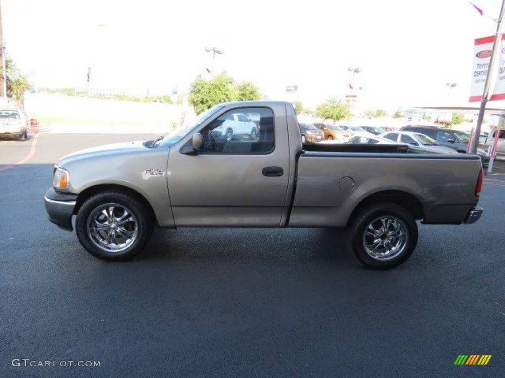 2003 F150 XL Regular Cab - Arizona Beige Metallic / Medium Parchment Beige photo #4