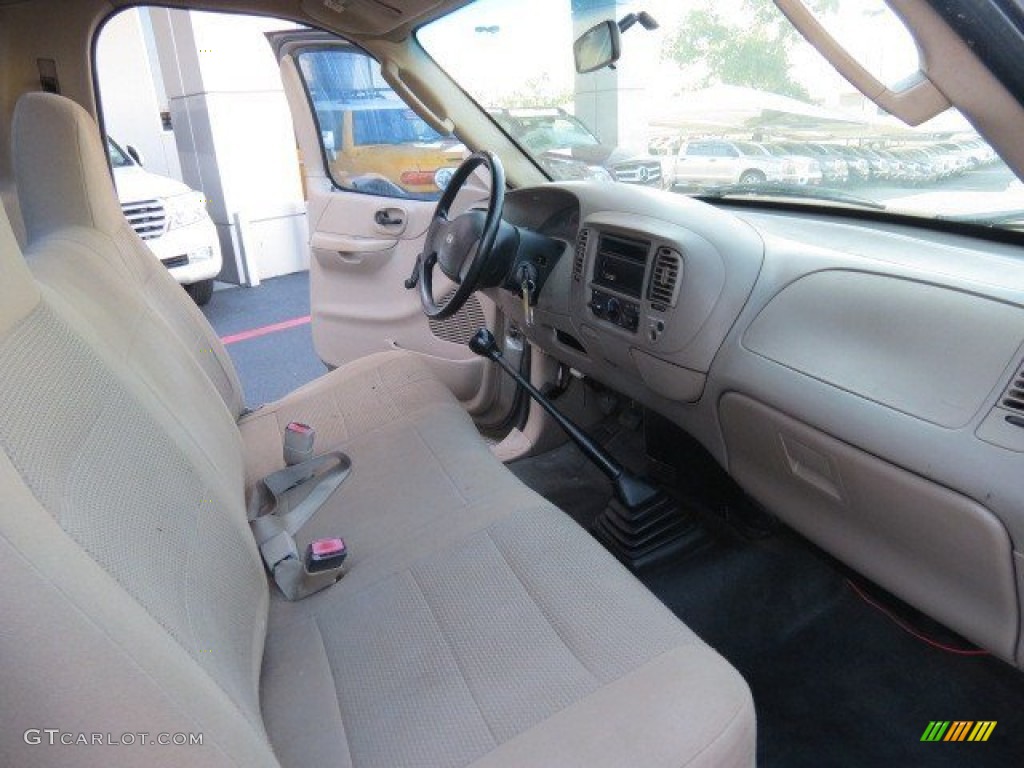 2003 F150 XL Regular Cab - Arizona Beige Metallic / Medium Parchment Beige photo #12