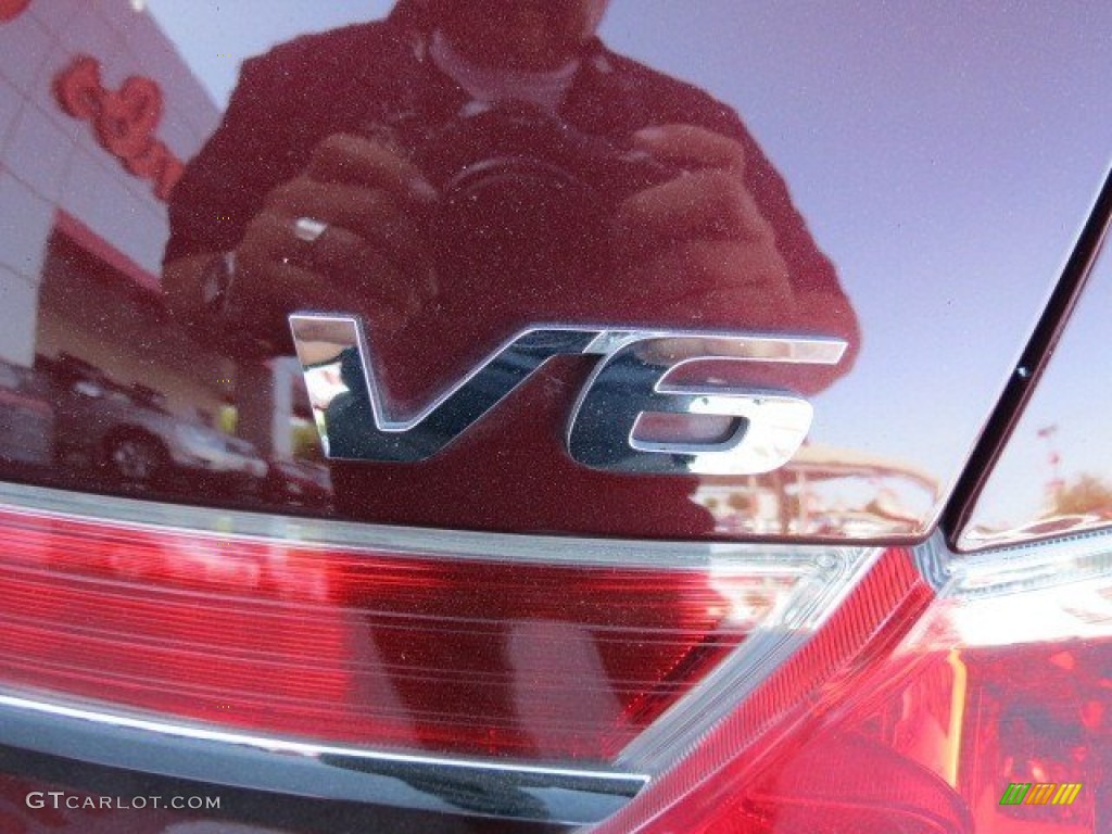 2011 Accord EX-L V6 Sedan - Basque Red Pearl / Ivory photo #13
