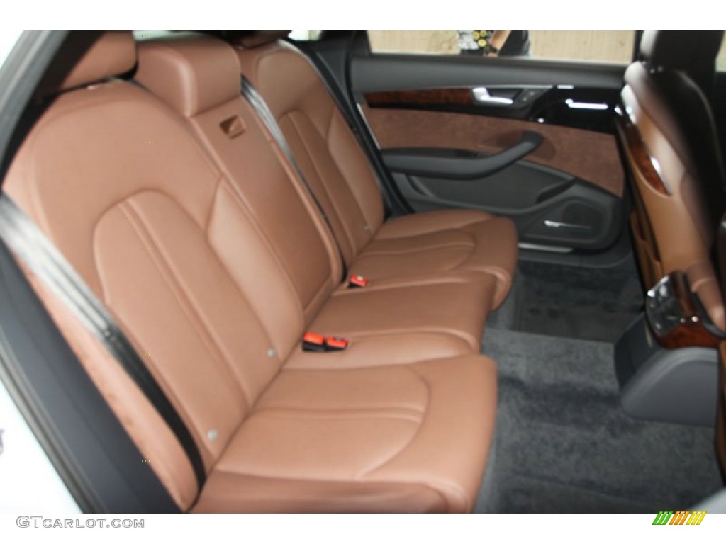 2013 Audi A8 L 3.0T quattro Rear Seat Photo #68796989
