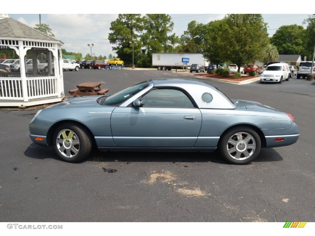 Medium Steel Blue Metallic 2005 Ford Thunderbird Premium Roadster Exterior Photo #68797214