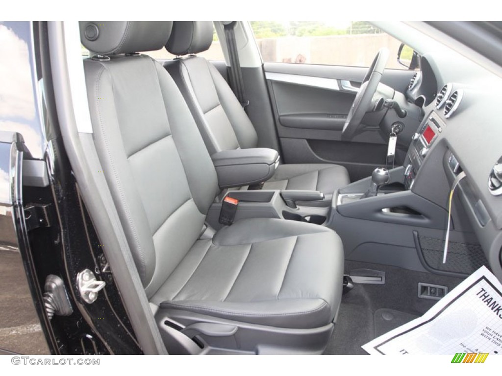 Black Interior 2013 Audi A3 2.0 TDI Photo #68797265